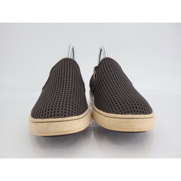 OluKai Women's Pehuea Shoe Size 7.5 Slip On Loafer Flats Gray Mesh Convertible - Picture 3 of 15